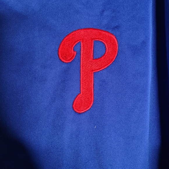 Phillies Half Zip Spring Jacket Pullover Size Medium M - Picture 4 of 7